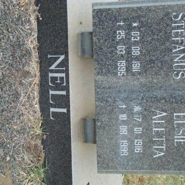 NELL Stefanus 1911-1995 &amp; Elsie Aletta 1916-1999