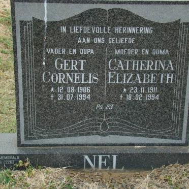 NEL Gert Cornelis 1906-1994 &amp; Catherina Elizabeth 1911-1994