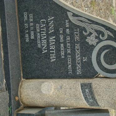 ODENDAAL Anna Martha Catharina nee KRUGER 1906-1970