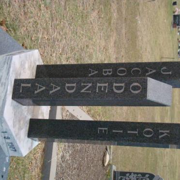 ODENDAAL Jacoba Kotie 1906-1987