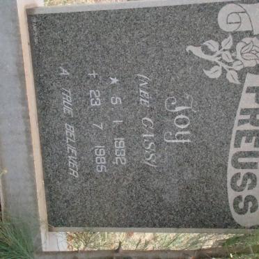 PREUSS Joy nee CASS 1932-1985