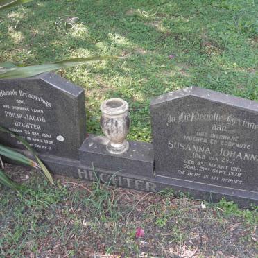 HECHTER Philip Jacob 1893-1988 &amp; Susanna Johanna VAN ZYL 1901-1978