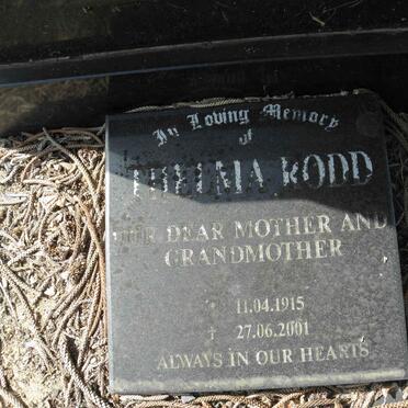 RODD Thelma 1915-2001