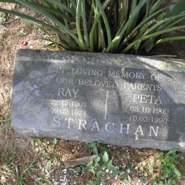 STRACHAN Ray 1908-1974 &amp; Peta 1909-1990