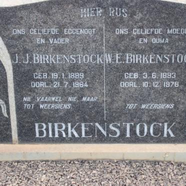 BIRKENSTOCK J.J. 1889-1964 &amp; W.E. 1883-1978