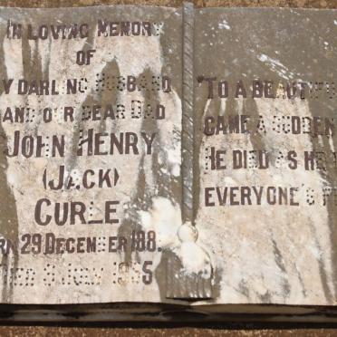 CURLE John Henry 1881-1955