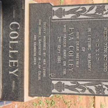 COLLEY Eva -1961