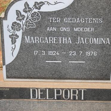 DELPORT Margaretha Jacomina 1924-1976