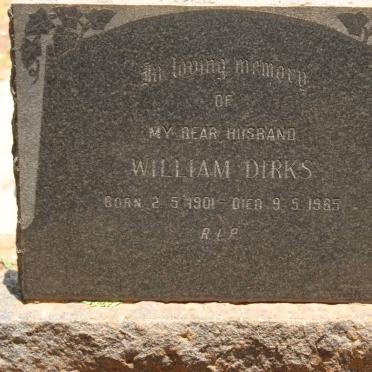 DIRKS William 1901-1965