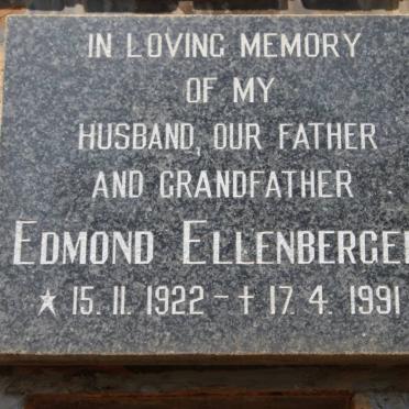 ELLENBERGER Edmond 1922-1991