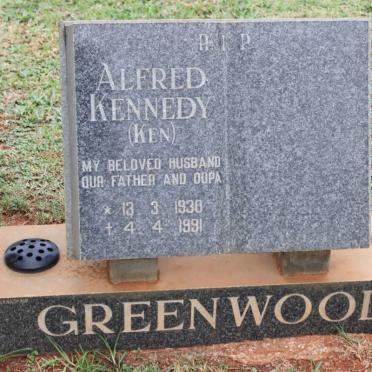 GREENWOOD Alfred Kennedy 1930-1991