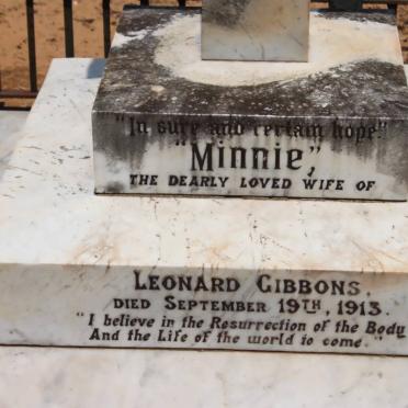 GIBBONS Minnie -1913