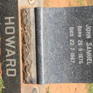 HOWARD John Samuel 1876-1947