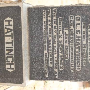 HATTINGH C.L.C. nee BEZUIDENHOUT 1893-1942