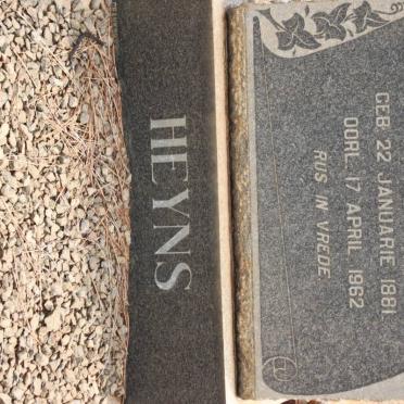 HEYNS Michael Stephanus 1881-1962