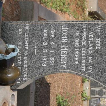 HENRY John 1931-1979