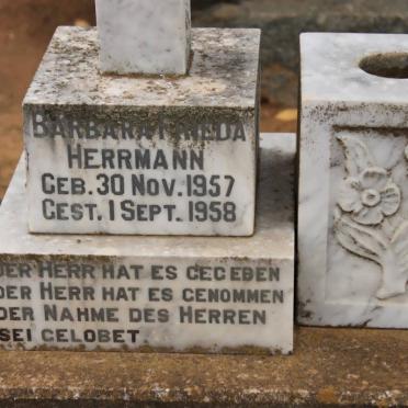 HERRMANN Barbara Frieda 1957-1958