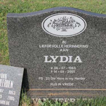 HEERDEN Lydia, van 1963-2005
