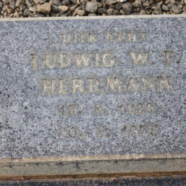 HERRMANN Ludwig W.F. 1929-1978