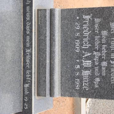 HINZE Frederich A.M. 1909-1981