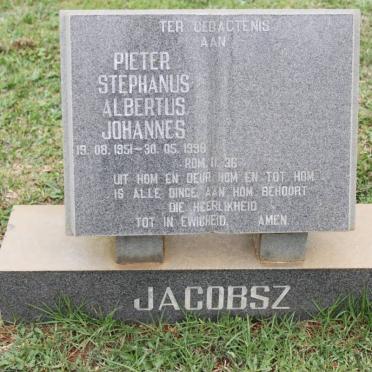 JACOBSZ Pieter Stephanus Albertus Johannes 1951-1998