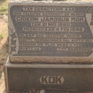 KOK Gideon Jakobus 1880-1949