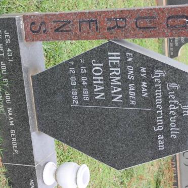 LOURENS Herman Johan 1919-1992