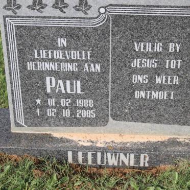 LEEUWNER Paul 1988-2005
