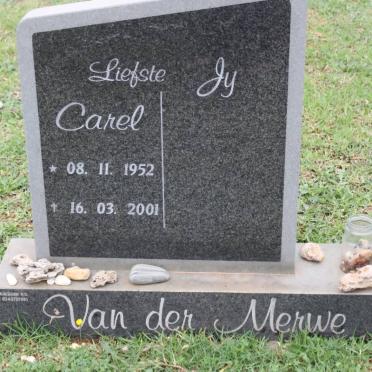 MERWE Carel, van der 1952-2001