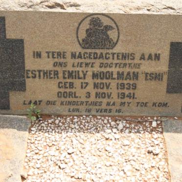 MOOLMAN Esther Emily 1939-1941