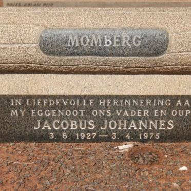 MOMBERG Jacobus Johannes 1927-1975