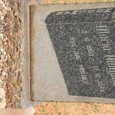 MOOLMAN Maria Magdalena 1859-1948