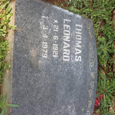 MOSSOP Thomas Leonard 1921-1979