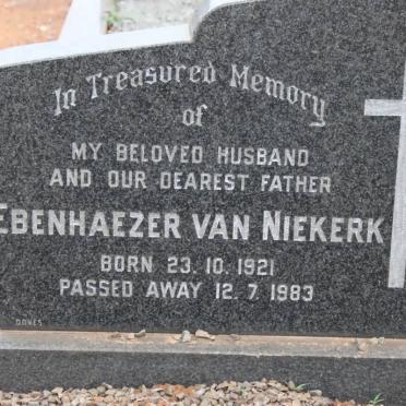 NIEKERK Ebenhaezer, van 1921-1983