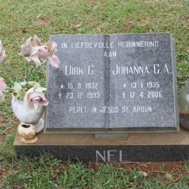 NEL Dirk C, 1932-1993 &amp; Johanna C.A. 1935-2006