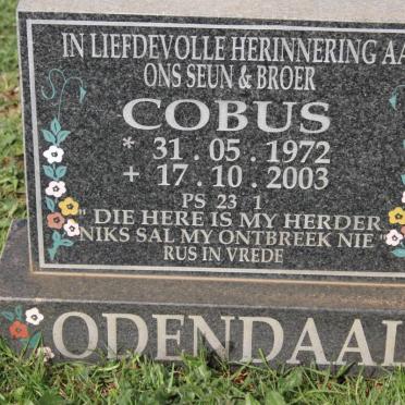 ODENDAAL Cobus 1972-2003