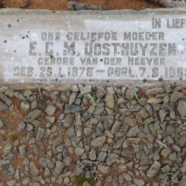 OOSTHUYZEN Petrus C. 1878-1953 &amp; E.C.M. VAN DER HEEVER 1878-1958