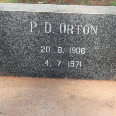 ORTON P.D. 1906-1971