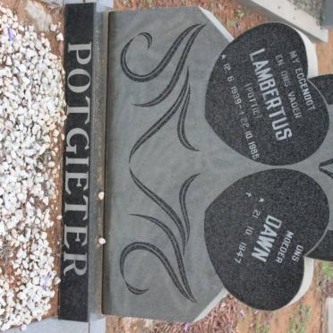 POTGIETER Lambertus 1939-1985 &amp; Dawn 1947-