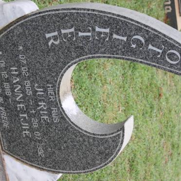 POTGIETER Jurie 1905-1992 &amp; Hannetjie 1918-