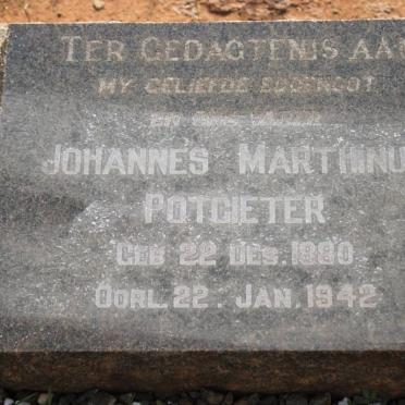 POTGIETER Johannes Marthinus 1880-1942