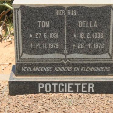 POTGIETER Tom 1891-1979 &amp; Bella 1896-1976