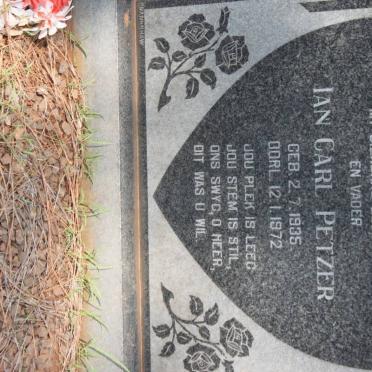 PETZER Ian Carl 1935-1972