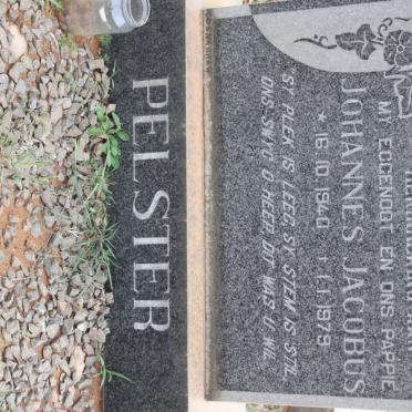 PELSTER Johannes Jacobus 1940-1979