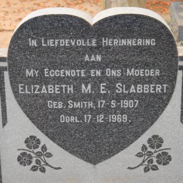SLABBERT Elizabeth M.E. nee SMITH 1907-1969