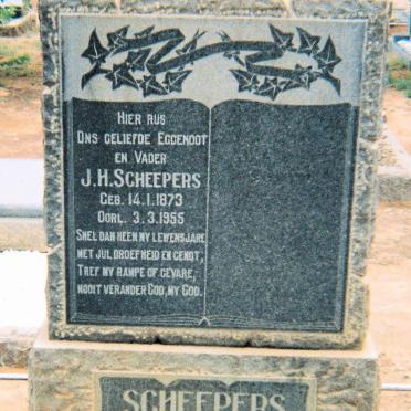 SCHEEPERS J.H. 1873-1955