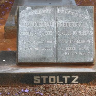 STOLTZ Gert Coenraad Frederick 1932-1972