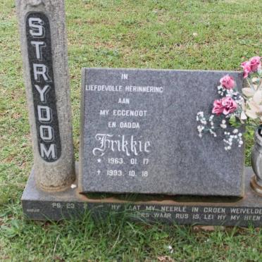STRYDOM Frikkie 1963-1993