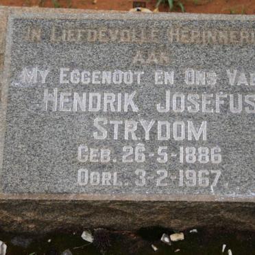 STRYDOM Hendrik Josefus 1886-1967