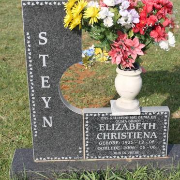 STEYN Elizabeth Christiena 1925-2006